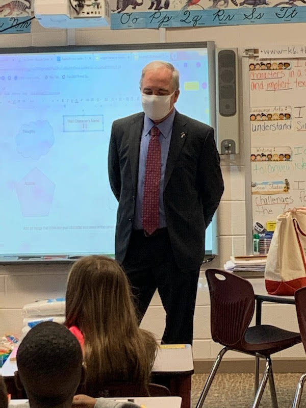 State Superintendent Richard Woods Visits BMS