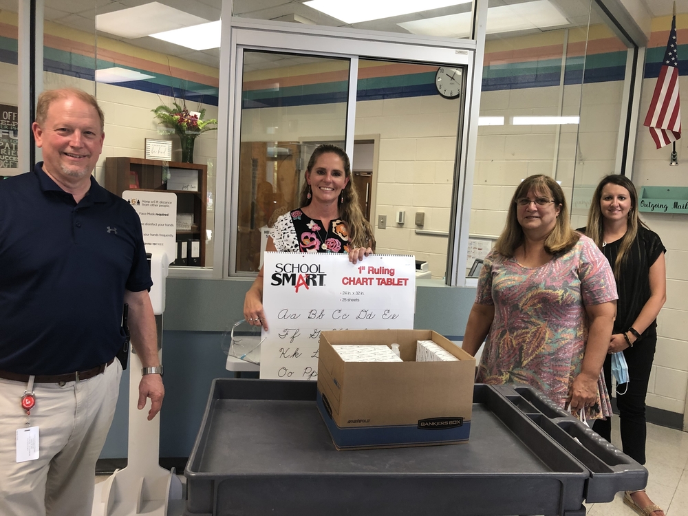 First Baptist Church Callahan Donates School Supplies