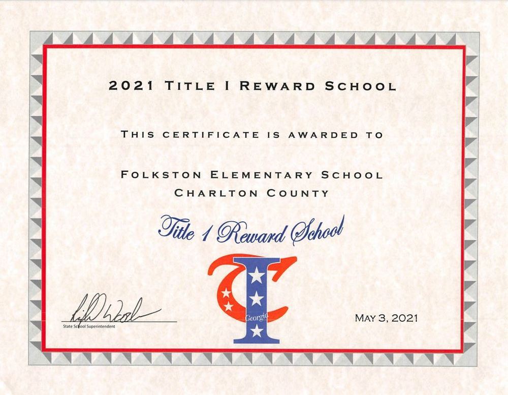 FES Named Title I Reward School